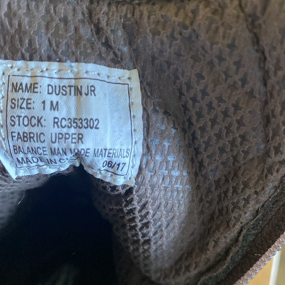 Realtree Dustin jr kids boots size 1 - Picture 5 of 6